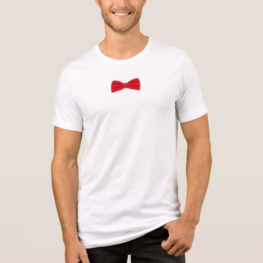 Rode Strikdas – Klassiek Modisch T-Shirt (Voorkant)