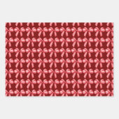 Rode strikjes inpakpapier. Cadeauverpakking. Inpakpapier Vel (Voorkant 2)