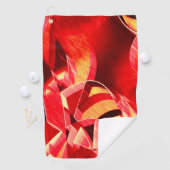 Rode strip waarmee beweging wordt gesimuleerd golfhanddoek (Insitu)