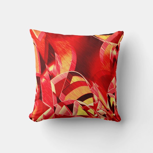 Rode strip waarmee beweging wordt gesimuleerd kussen (Voorkant)