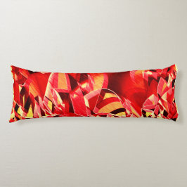 Rode strip waarmee beweging wordt gesimuleerd lichaamskussen