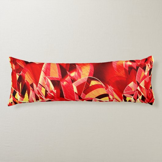 Rode strip waarmee beweging wordt gesimuleerd lichaamskussen (Voorkant)