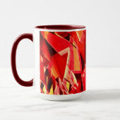 Rode strip waarmee beweging wordt gesimuleerd mok (Links)