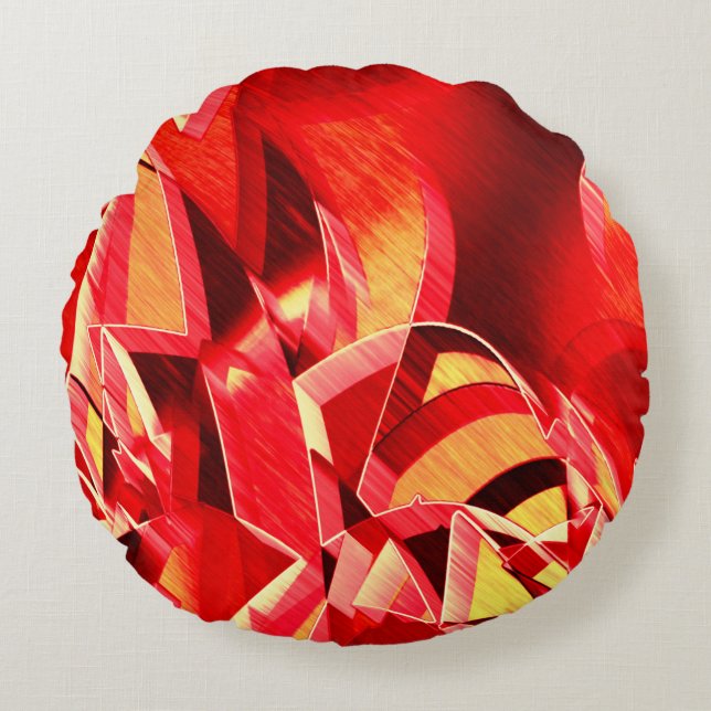 Rode strip waarmee beweging wordt gesimuleerd rond kussen (Voorkant)