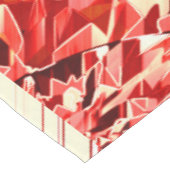 Rode strip waarmee beweging wordt gesimuleerd tafelkleed (Gekanteld)