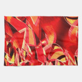 Rode strip waarmee beweging wordt gesimuleerd theedoek (Horizontaal)