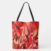 Rode strip waarmee beweging wordt gesimuleerd tote bag (Achterkant)