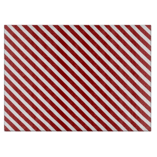 Rode stripkaart snijplank (Voorkant)