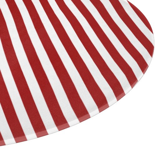 Rode stripkaart snijplank (Hoek)