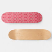 Rode strippen persoonlijk skateboard (Horizontaal)
