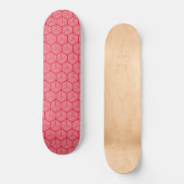 Rode strippen persoonlijk skateboard (Voorkant)