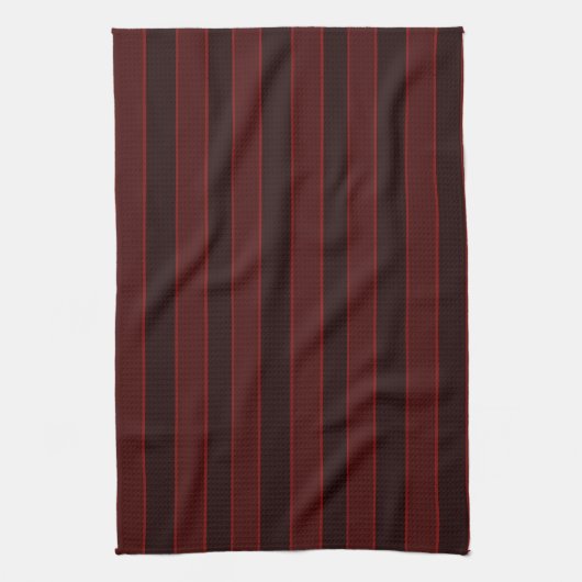 Rode strips theedoek (Verticaal)