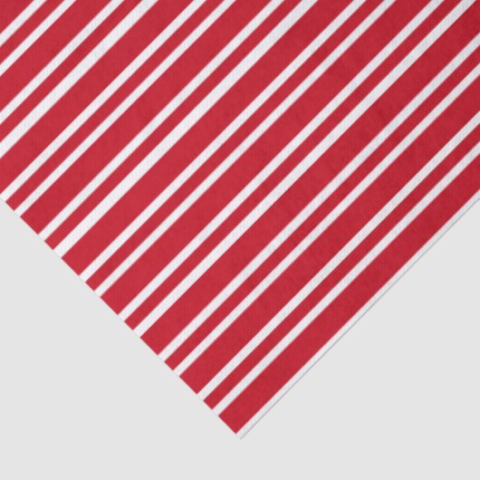 Rode strips tissuepapier (Detail)