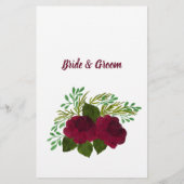 RODE STROOM MIJN GEHEUGENKAART VOOR VRIJGEZELLENFE FLYER (Achterkant)