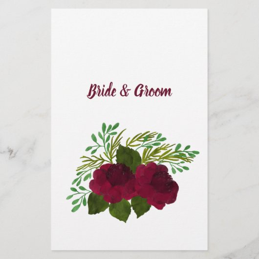 RODE STROOM MIJN GEHEUGENKAART VOOR VRIJGEZELLENFE FLYER (Achterkant)