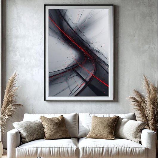 Rode Stroom Poster