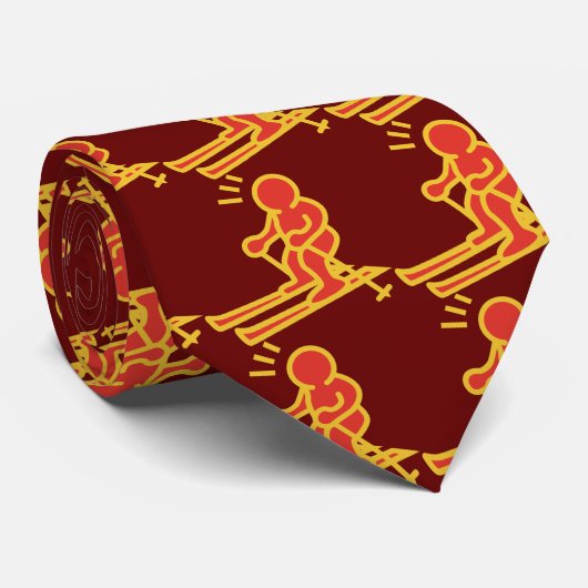 Rode Stropdas (Opgerold)