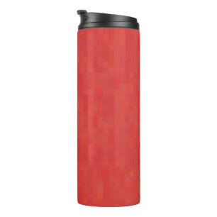 Rode subtiele minimalistische, elegante moderne pa thermosbeker