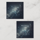 Rode Subtiele zachte glitter achtergrond Vierkante Visitekaartje (Voorkant / Achterkant)