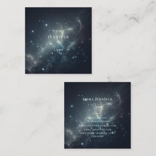 Rode Subtiele zachte glitter achtergrond Vierkante Visitekaartje