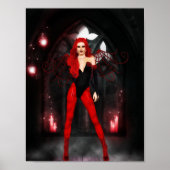 Rode Succubus Poster (Voorkant)