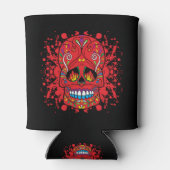 Rode suiker Rood vlam Oyes Schilder Splash Blikjeskoeler (Achterkant)