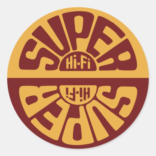 Rode Super Hi-Fi Sticker (Voorkant)