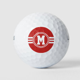 Rode Superster Monogram Golfballen