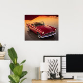 rode T-Bird Poster (Thuiskantoor)