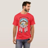RODE T-shirt van Lipan Apache Tribe Mannen (Voorkant volledig)