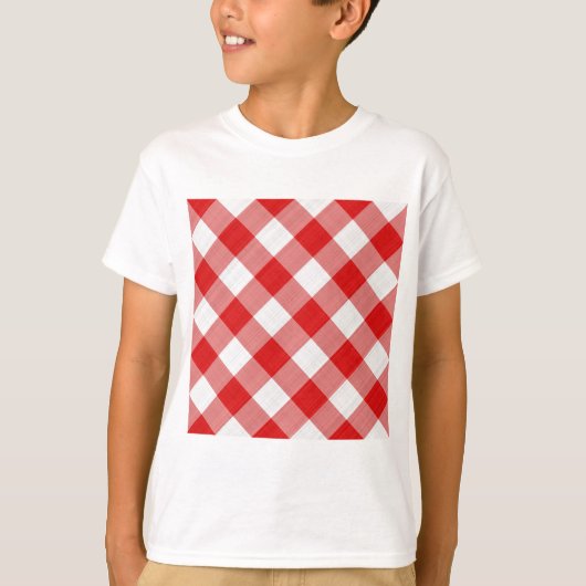 rode tafeldoek t-shirt (Voorkant)