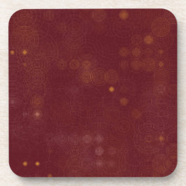 Rode tapijt bier onderzetter