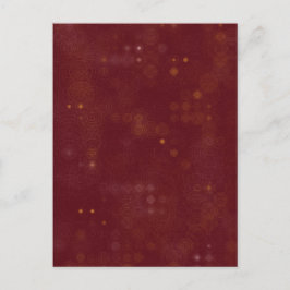 Rode tapijt briefkaart