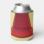 Rode tapijt Elegantie:  achtergrond. Blikjeskoeler (Blikje Voorkant)