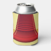 Rode tapijt Elegantie:  achtergrond. Blikjeskoeler (Blikje Achterkant)