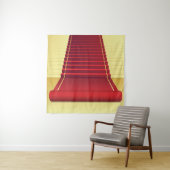 Rode tapijt Elegantie:  achtergrond. Wandkleed (In situ)