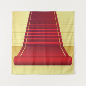 Rode tapijt Elegantie:  achtergrond. Wandkleed (Voorkant)