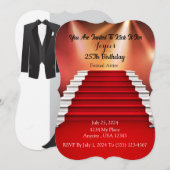 Rode tapijt kaart (Voorkant / Achterkant)