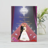 Rode tapijt kaart (Staand voorkant)