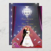 Rode tapijt kaart (Voorkant / Achterkant)