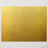 Rode tapijt met Faux Gold Foil Flyer (Achterkant)