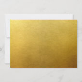 Rode tapijt met Faux Gold Foil Kaart (Achterkant)