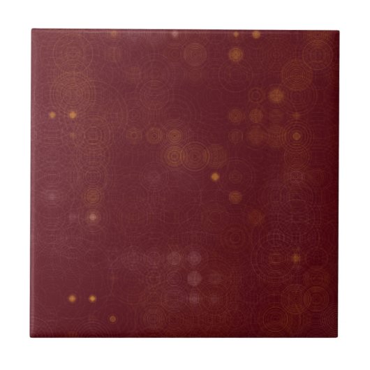 Rode tapijt tegeltje (Voorkant)