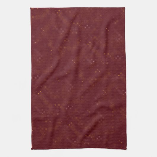 Rode tapijt theedoek (Verticaal)