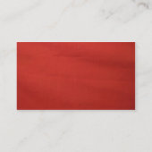 Rode tapijt visitekaartje (Achterkant)