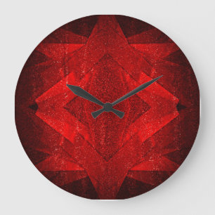 Rode tapijt - wandklok