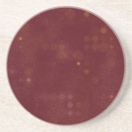 Rode tapijt zandsteen onderzetter