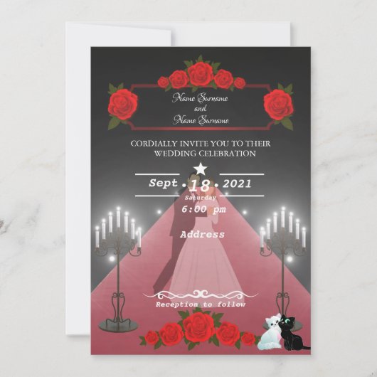 Rode tapijten kaart (Voorkant)