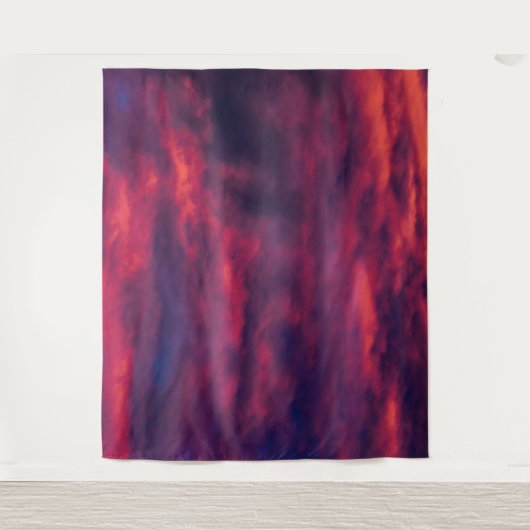 rode tapijten wandkleed (Voorkant)