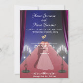 Rode tapijtkaarsen kaart (Voorkant)